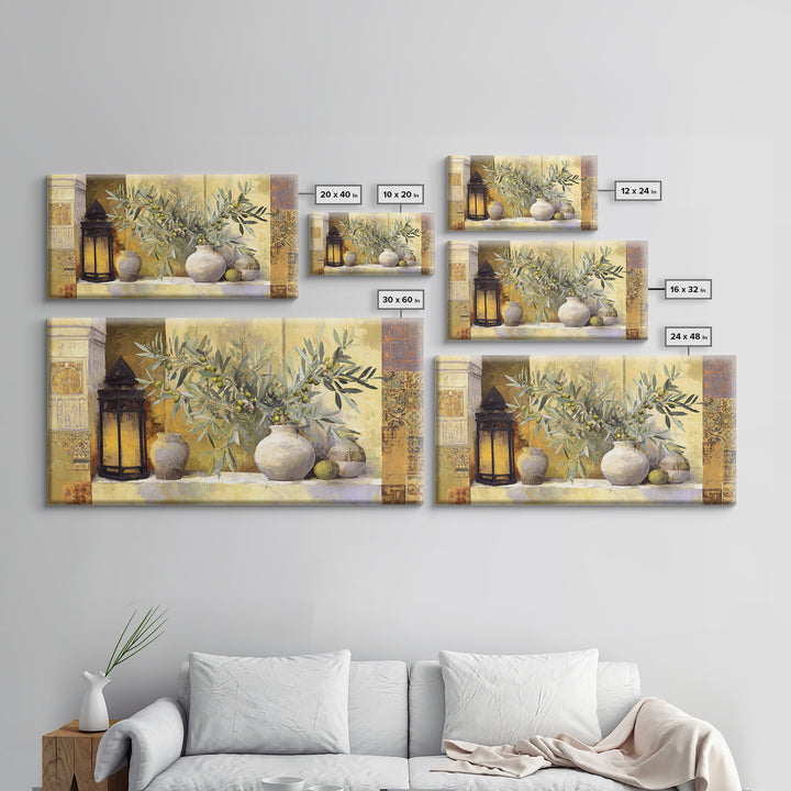 Olive Branch Still Life Canvas Print, Guest Bedroom Art, Digital Prints, Bedroom Decor, Fine Art, Guest, Pink Wall Art, GBA-2x1-61