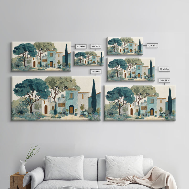 Lavender Field under Pale Sky Canvas Print, Guest Bedroom Art, Living Room Decor, Bedroom Decor, Guest, Farmhouse Wall Art, GBA-2x1-63