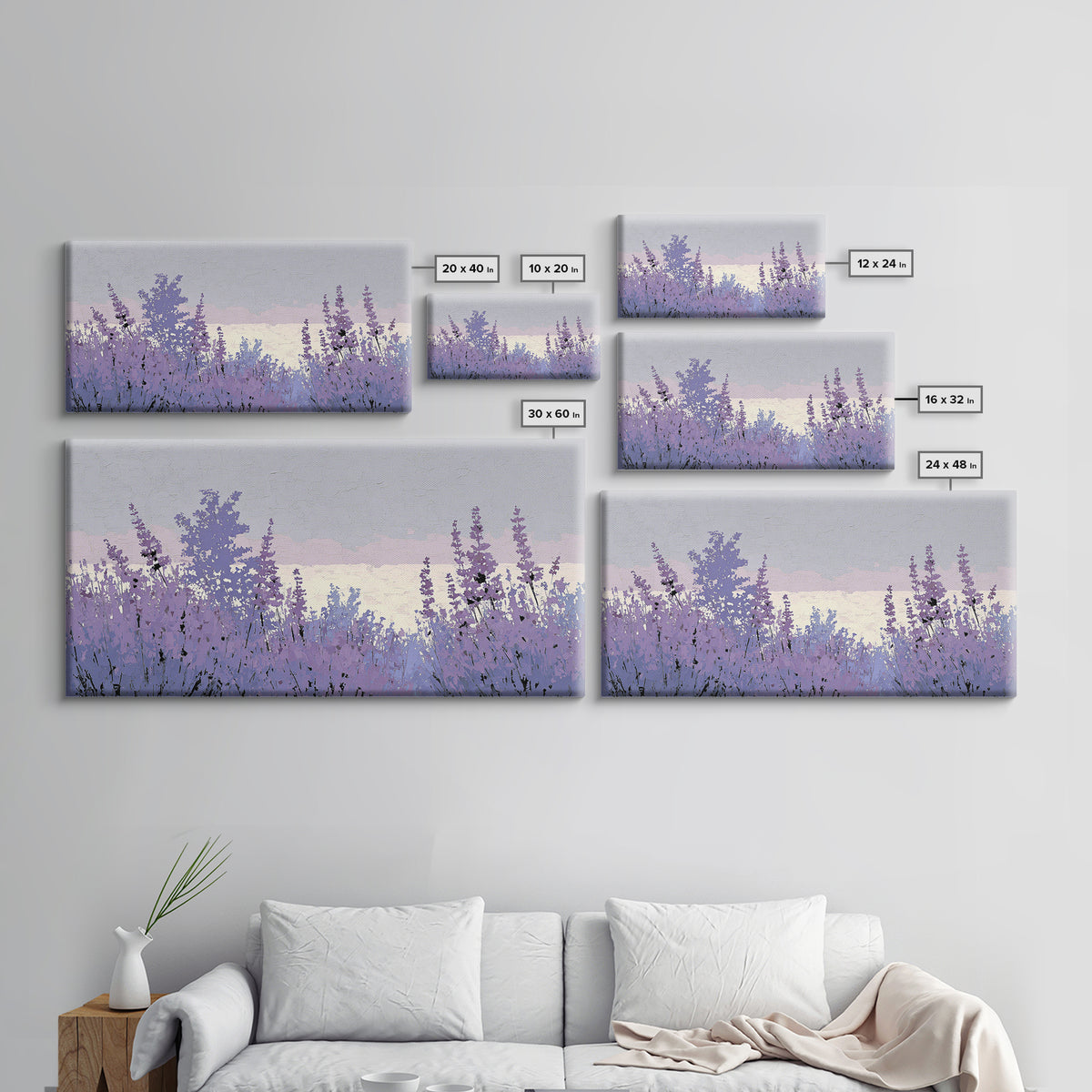 Minimal Moon and Stars Composition Framed Canvas Print, Guest Bedroom Art, Set of 3 Wall Art, Bedroom Decor, Fine Art, Guest, GBA-2x1-84