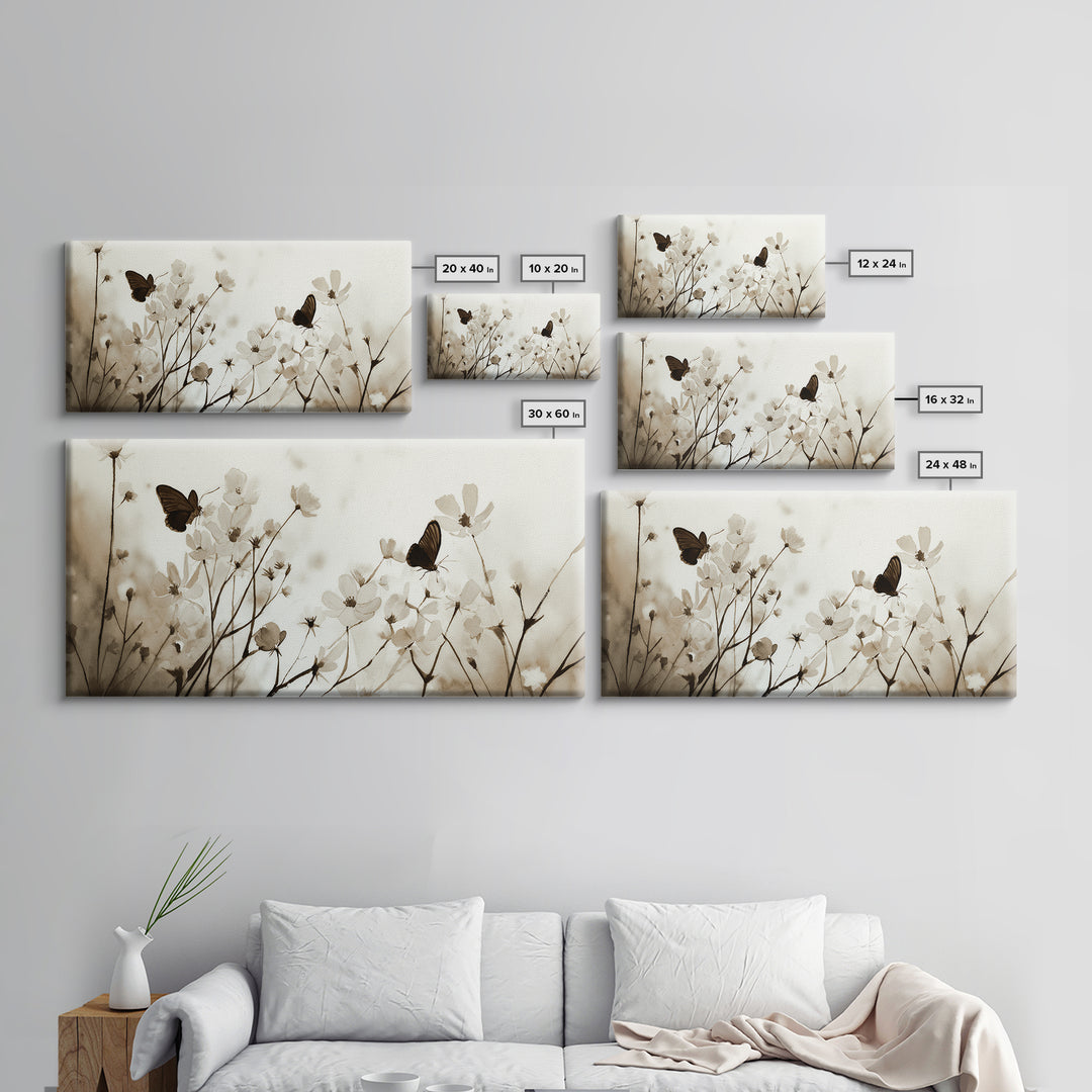 Olive Branch Still Life Framed Canvas Print, Guest Bedroom Art, Framed Wall Art, Bedroom Decor, Guest, Farmhouse Wall Decor, GBA-2x1-85