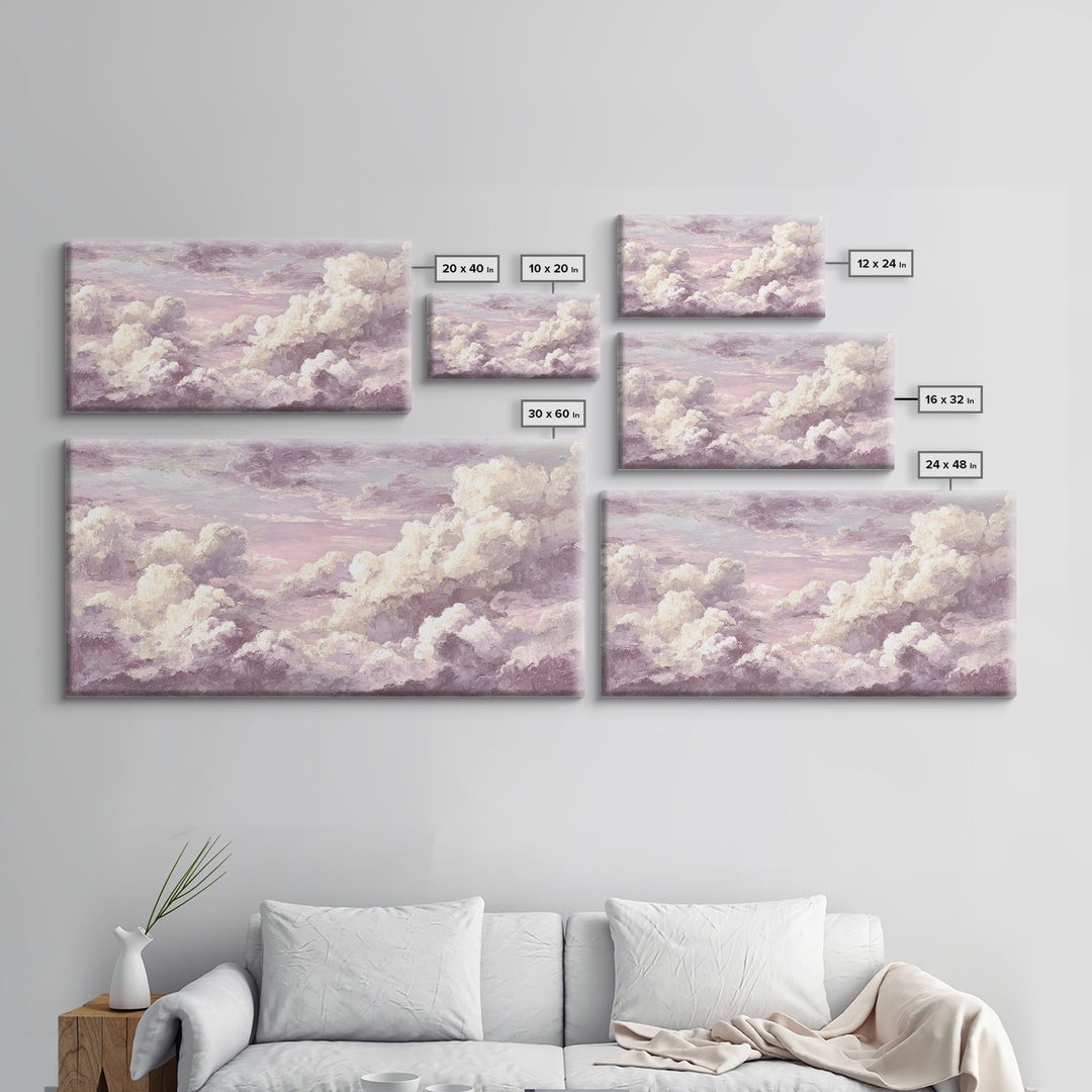 Quiet Lake Landscape at Early Morning Canvas Print, Guest Bedroom Art, Wall Decor, Bedroom Decor, Oil Painting, Guest, GBA-2x1-94