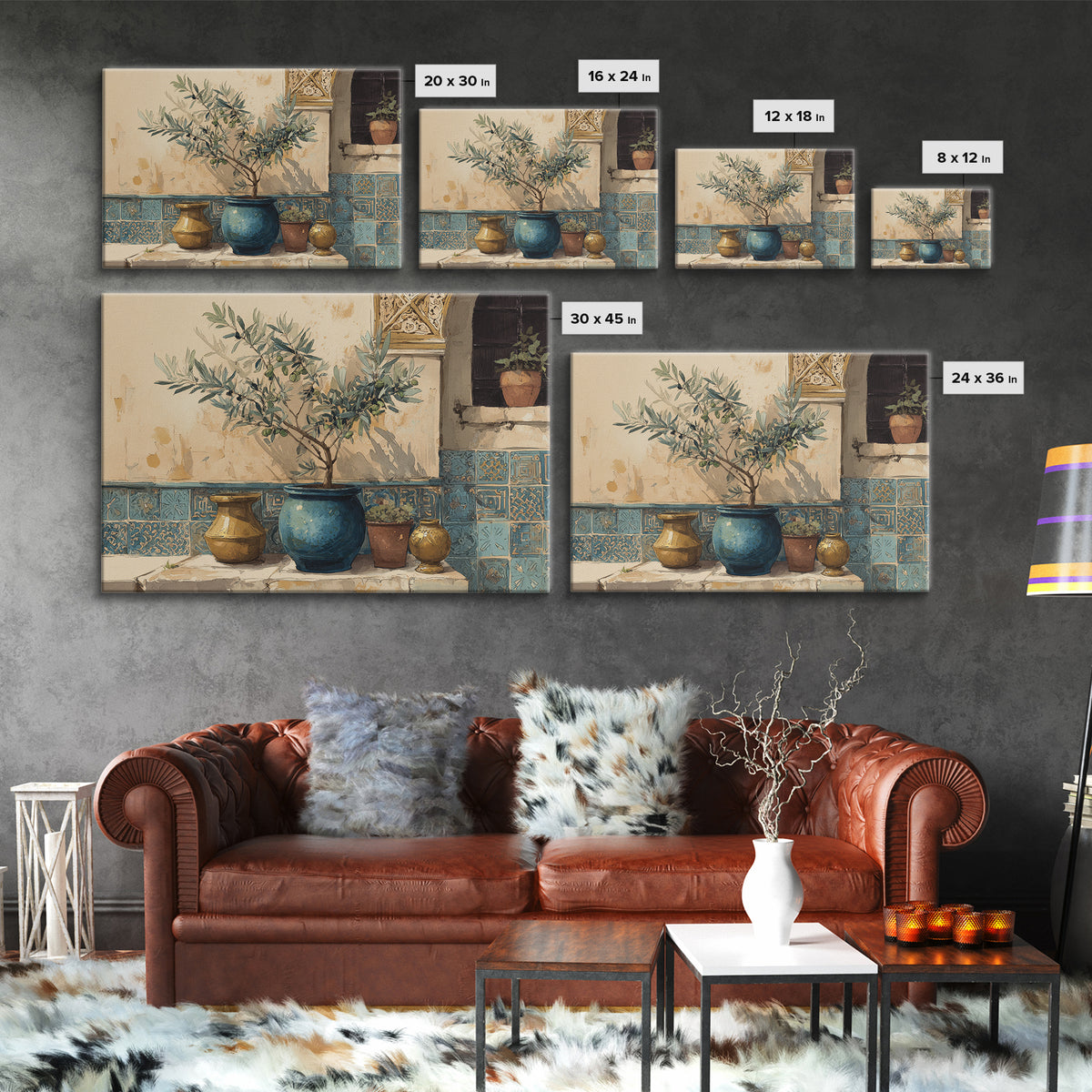 Olive Branch Still Life Framed Canvas Print, Guest Bedroom Art, Above Bed Decor, Bedroom Decor, Fine Art, Guest, Boho Decor, GBA-3x2-45