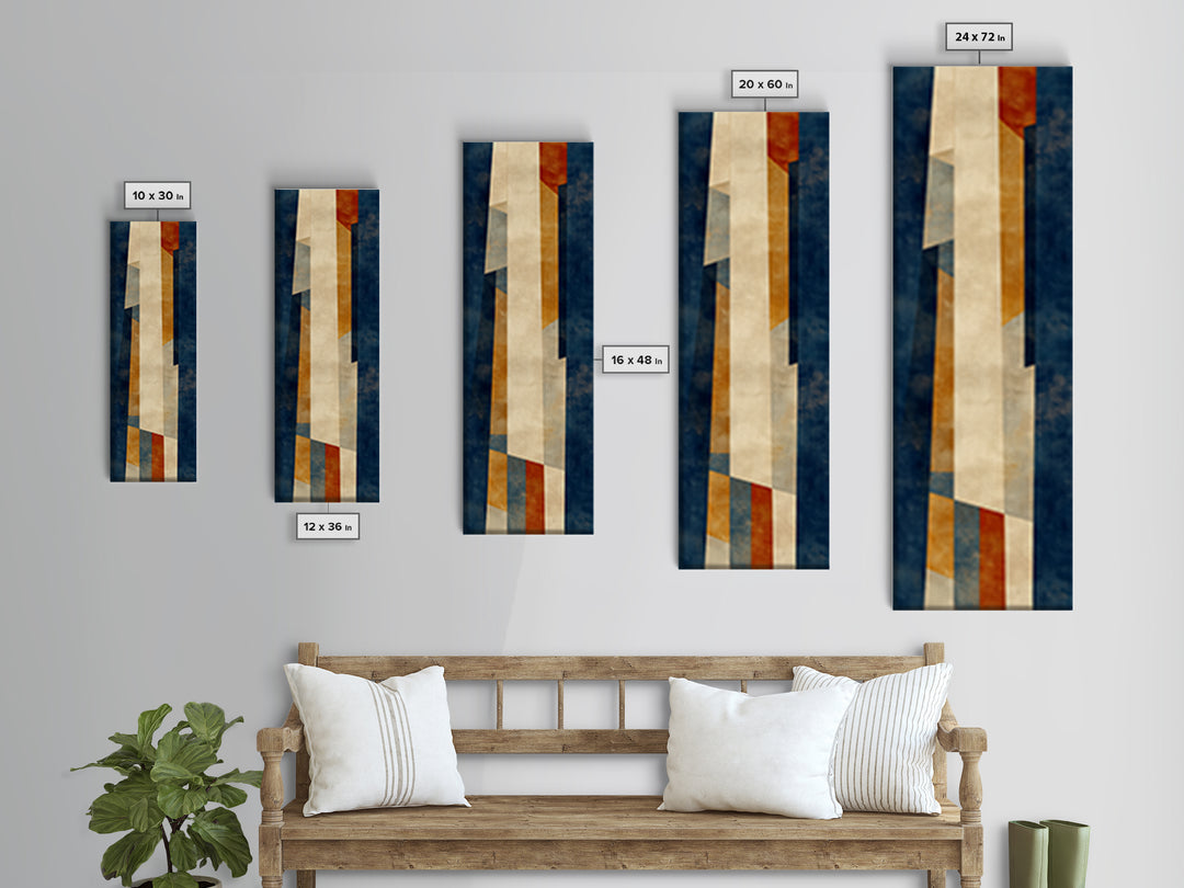 Earthy Plaster Texture Abstract Canvas Print, General Fine Art, Canvas Wall Art, Living Room Decor, Fine Art, GEN-1x3-51