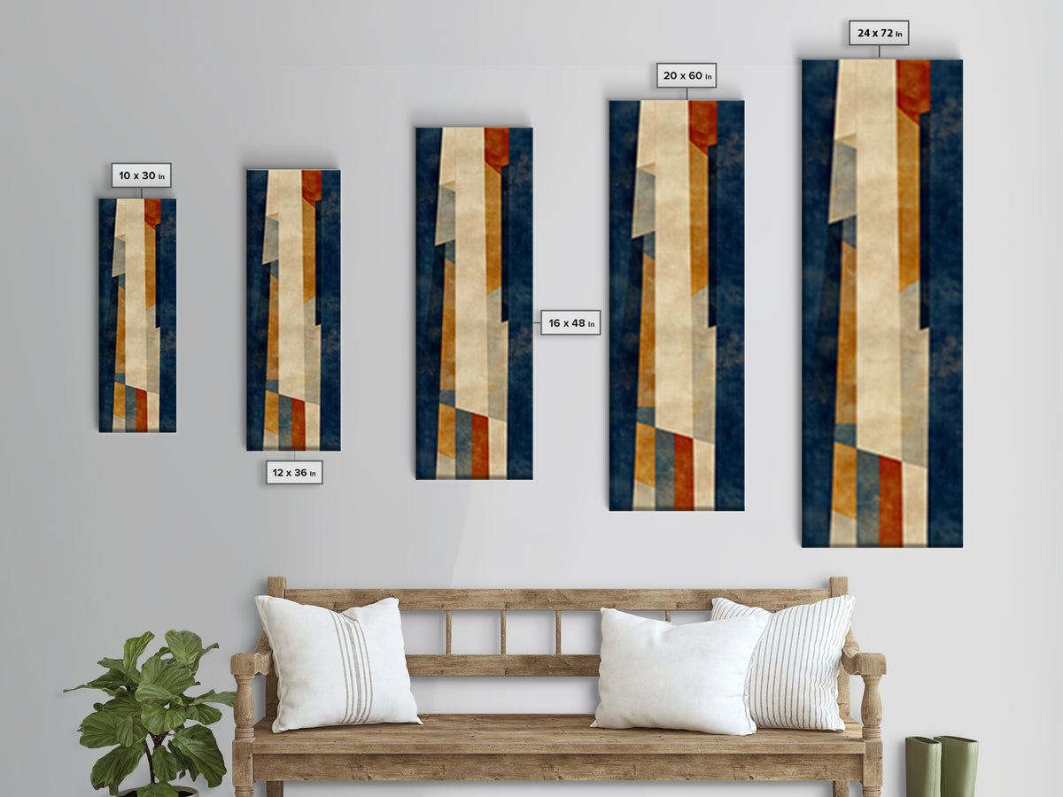 Earthy Plaster Texture Abstract Canvas Print, General Fine Art, Canvas Wall Art, Living Room Decor, Fine Art, GEN-1x3-51