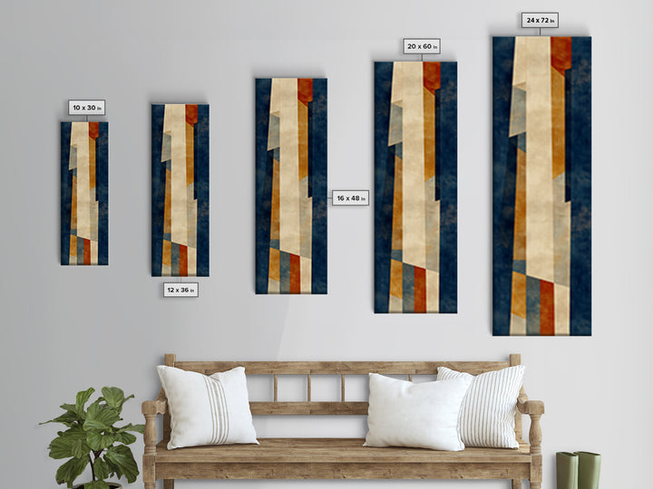 Earthy Plaster Texture Abstract Canvas Print, General Fine Art, Canvas Wall Art, Living Room Decor, Fine Art, GEN-1x3-51