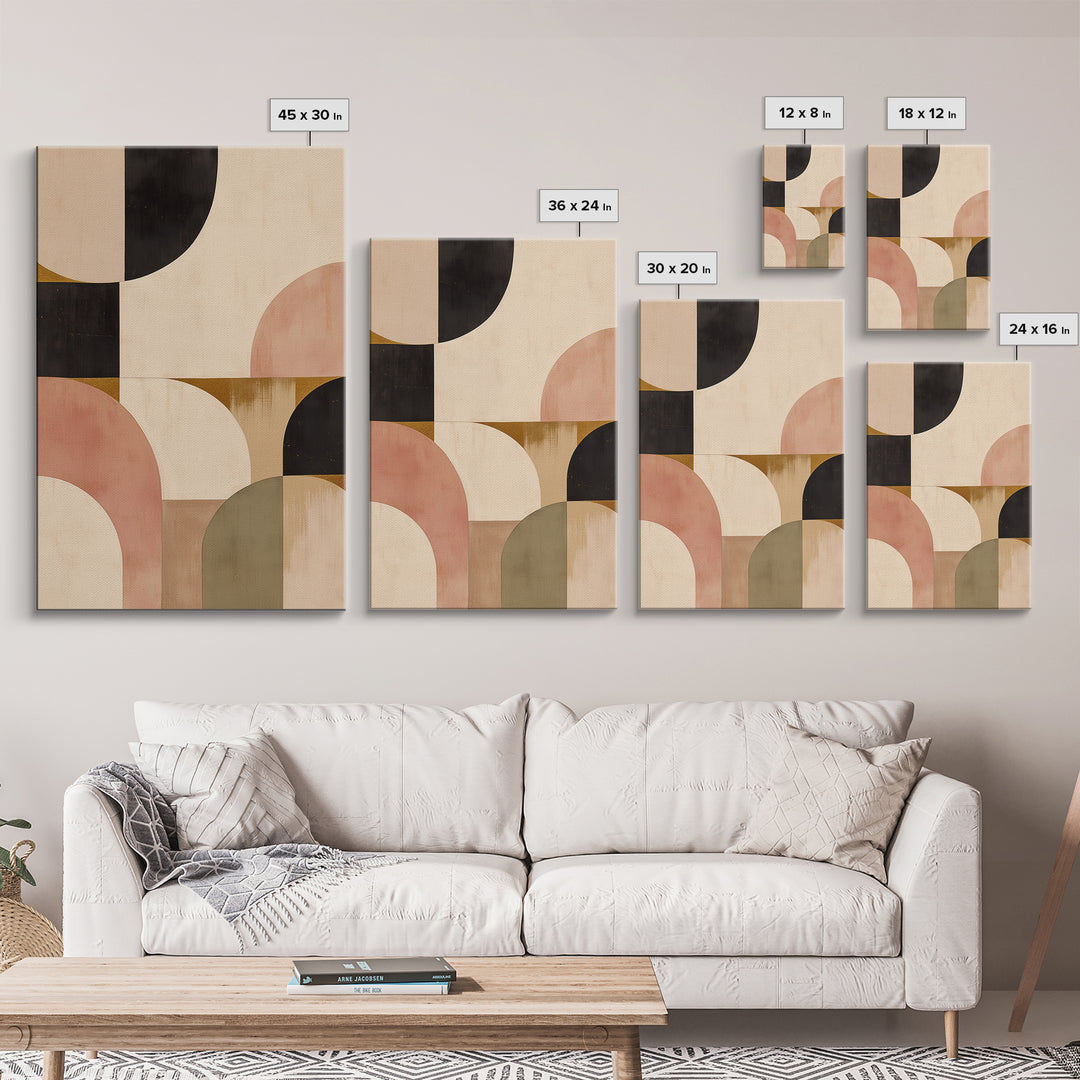 Earthy Plaster Texture Abstract Canvas Print, General Fine Art, Original Painting, Living Room Decor, Fine Art, GEN-2x3-71
