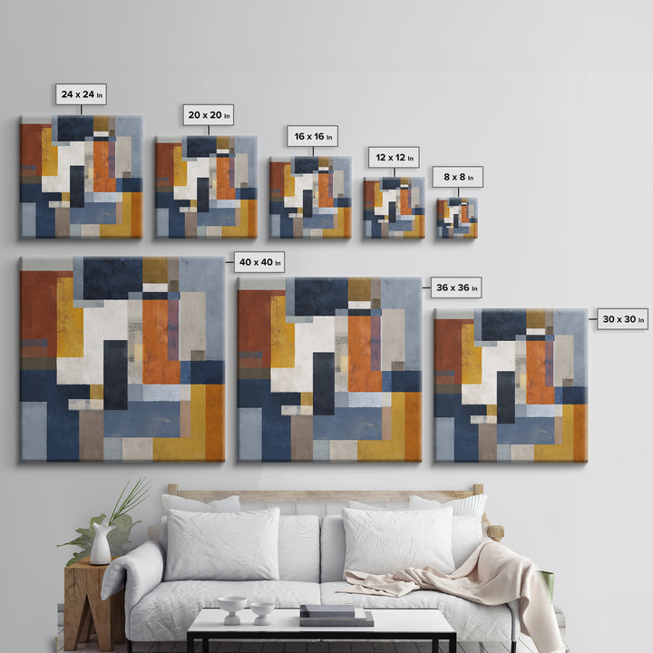 Domino Tiles Arranged Framed Canvas Print, Game Room Art, African American Art, Game Room Decor, Abstract Art, Play, GRA-1x1-16