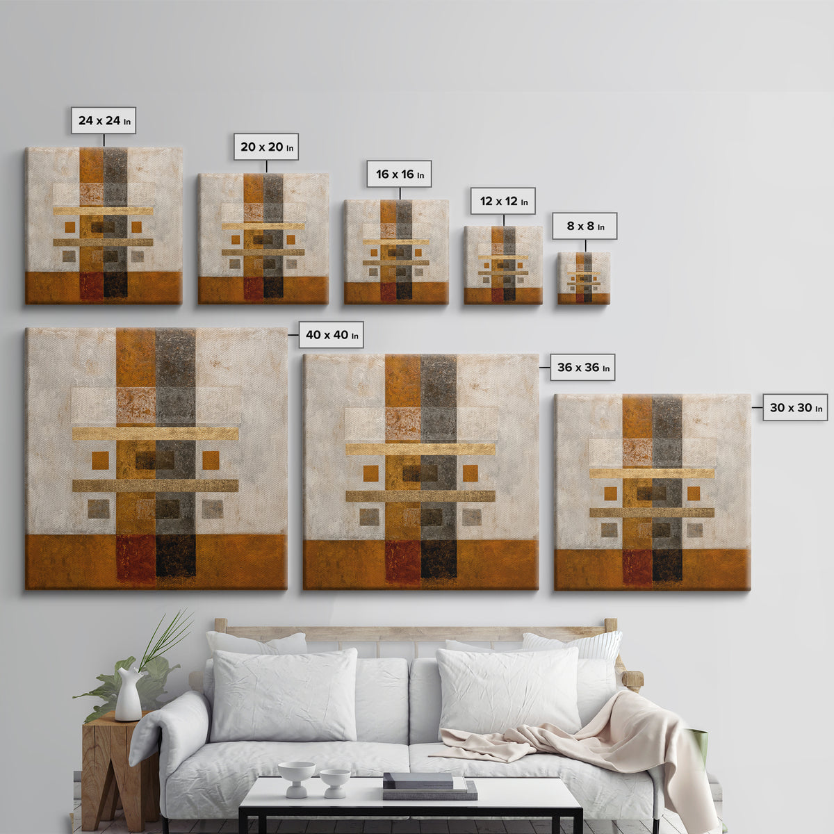 Scoreboard Numbers as Abstract Design Framed Canvas Print, Game Room Art, Classroom Decor, Game Room Decor, Fine Art, Play, GRA-1x1-96