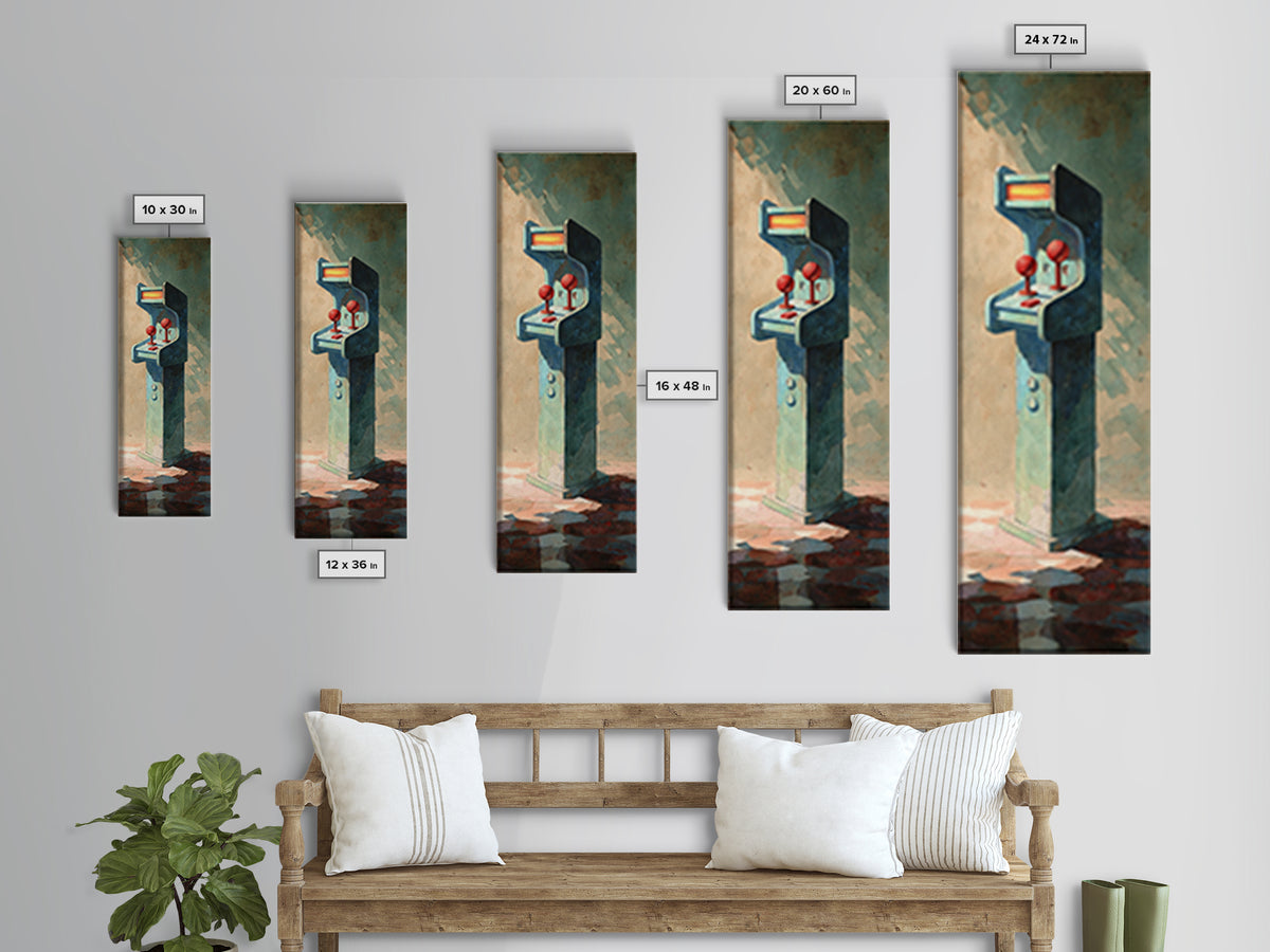 Domino Tiles Arranged Canvas Print, Game Room Art, Masculine Wall Art, Game Room Decor, Fine Art, Play, Gallery Decor, GRA-1x3-100