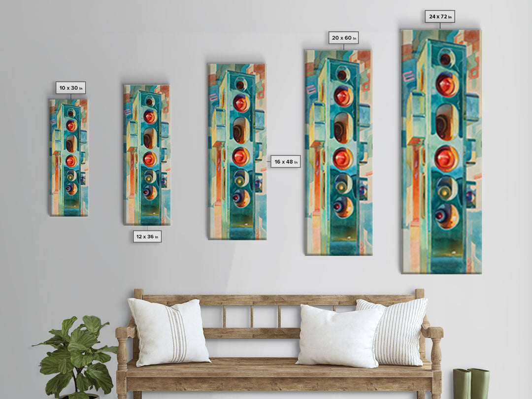 Pool Cue and Chalk on Green Felt Framed Canvas Print, Game Room Art, Kids Room Wall Art, Game Room Decor, Fine Art, Play, GRA-1x3-46