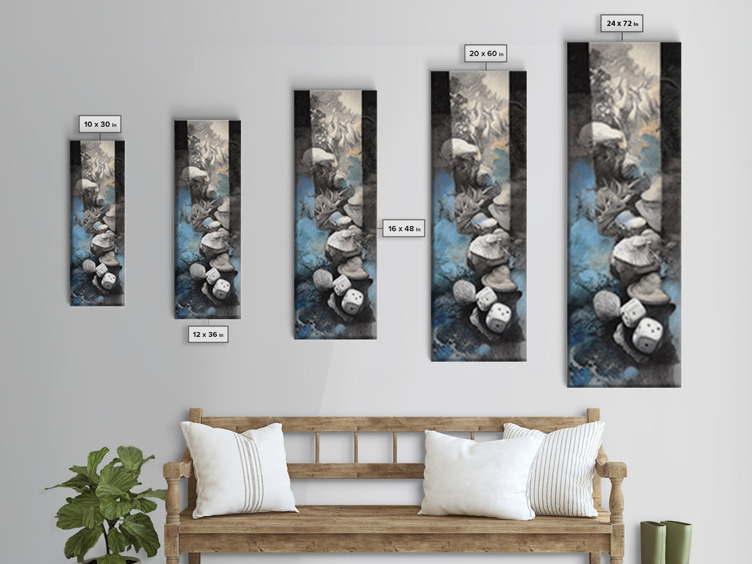 Dartboard Bullseye with Dynamic Motion Framed Canvas Print, Game Room Art, Black Woman Art, Game Room Decor, Fine Art, Play, GRA-1x3-92