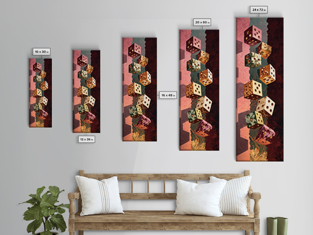 Bowling Ball and Pins Canvas Print, Game Room Art, Statement Artwork, Game Room Decor, Fine Art, Play, Printable Wall Art, GRA-1x3-98