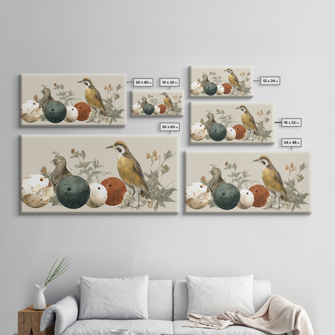 Bowling Ball and Pins Framed Canvas Print, Game Room Art, Art Print, Game Room Decor, Fine Art, Play, Canvas Art, Black Art, GRA-2x1-10
