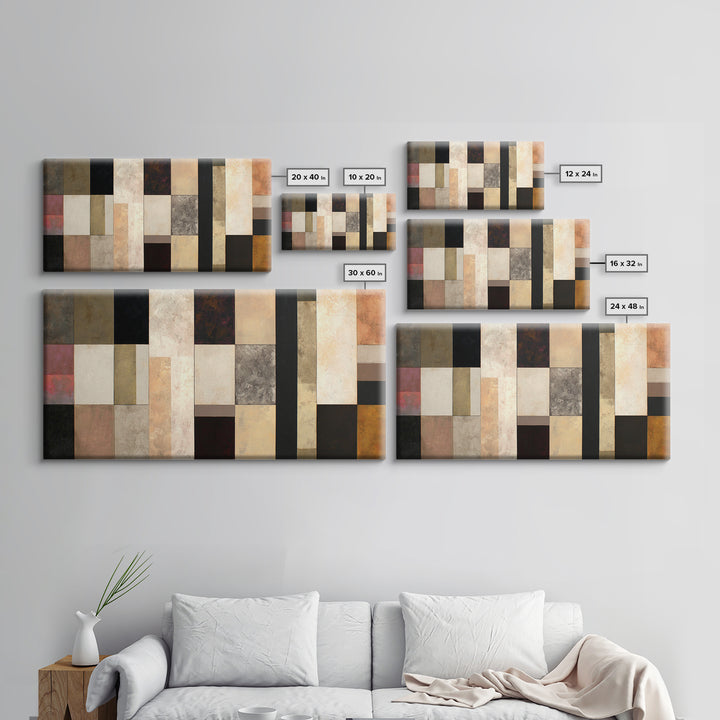Domino Tiles Arranged Canvas Print, Game Room Art, Wall Art, Game Room Decor, Abstract Art, Play, Bedroom Wall Art, GRA-2x1-36
