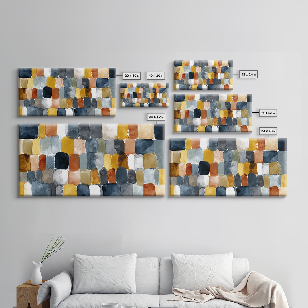 Domino Tiles Arranged Framed Canvas Print, Game Room Art, Canvas Wall Art, Game Room Decor, Fine Art, Play, Masculine Wall Art, GRA-2x1-60