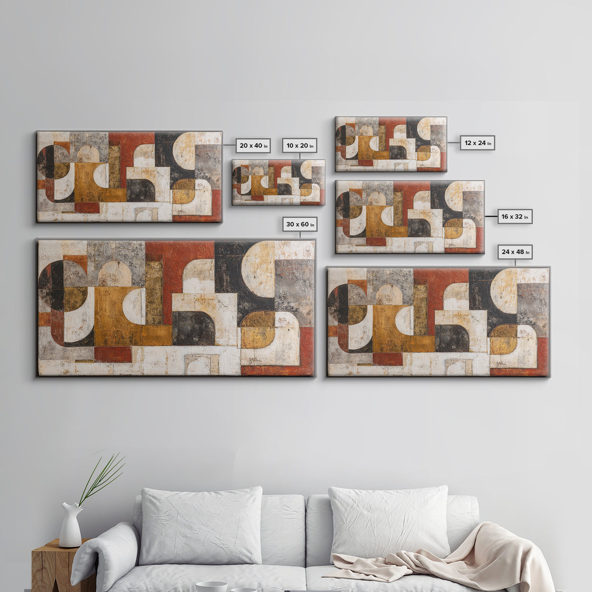 Scoreboard Numbers as Abstract Design Canvas Print, Game Room Art, Black Art, Game Room Decor, Fine Art, Play, Playroom Art, GRA-2x1-68