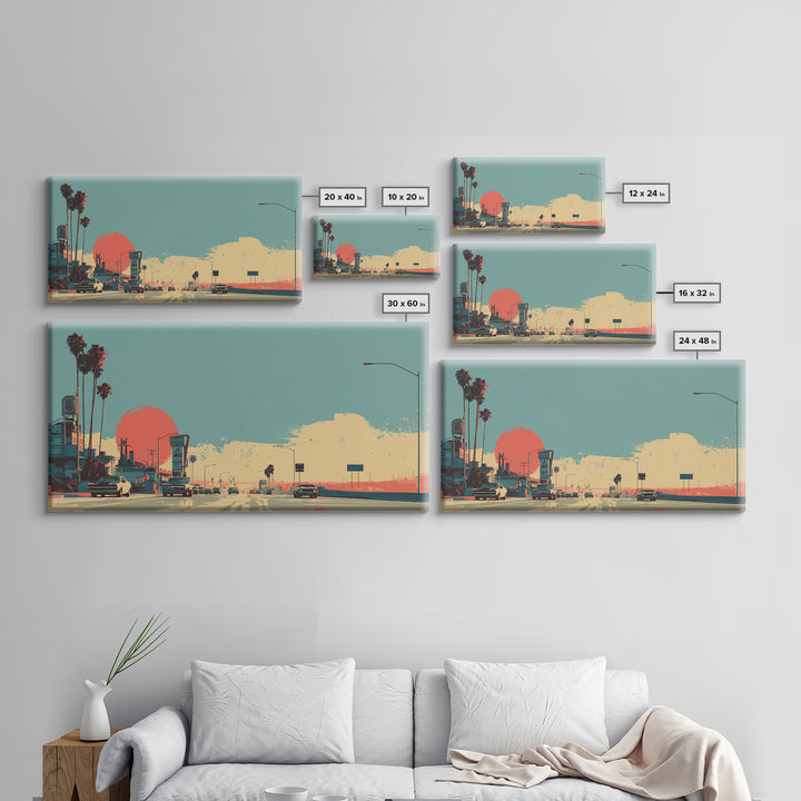 Retro Racing Car Game Poster Without Text Framed Canvas Print, Game Room Art, Black Woman Art, Game Room Decor, Fine Art, Play, GRA-2x1-80