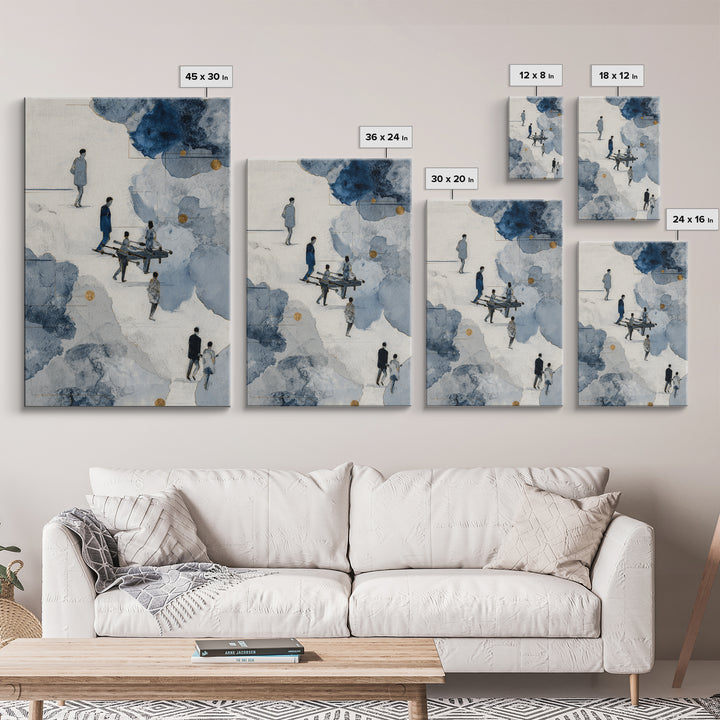 Foosball Player Figures Canvas Print, Game Room Art, Living Room Decor, Game Room Decor, Fine Art, Play, Playroom Wall Decor, GRA-2x3-65