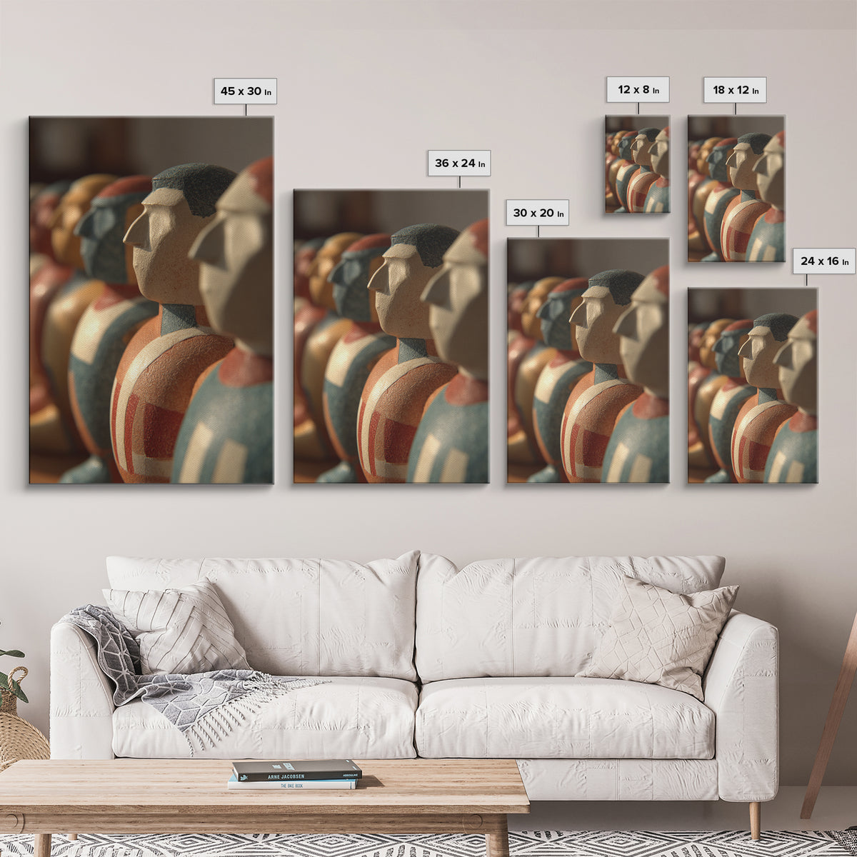 Foosball Player Figures Framed Canvas Print, Game Room Art, African American Art, Game Room Decor, Play, Kids Room Wall Art, GRA-2x3-89