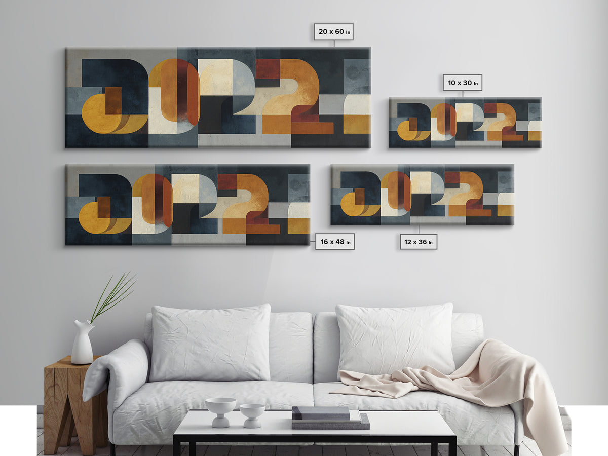 Scoreboard Numbers as Abstract Design Canvas Print, Game Room Art, Living Room Art, Game Room Decor, Play, Neutral Decor, GRA-3x1-16