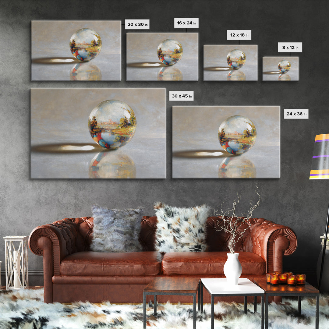 Pinball Silver Ball Framed Canvas Print, Game Room Art, Masculine Wall Art, Game Room Decor, Abstract Art, Play, Gallery Decor, GRA-3x2-25