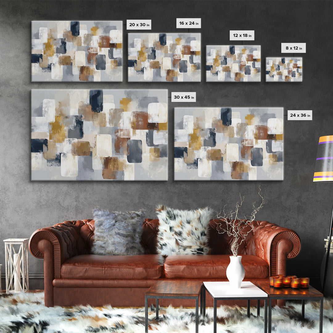 Domino Tiles Arranged Framed Canvas Print, Game Room Art, Luxury Decor, Game Room Decor, Abstract Art, Play, Canvas Wall Art, GRA-3x2-92