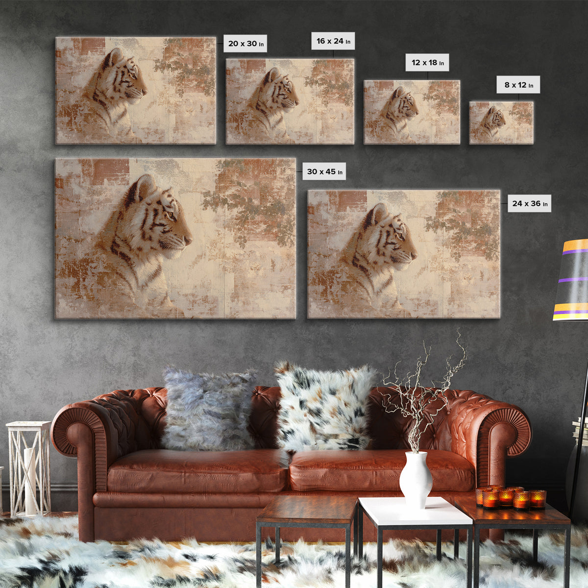 Graffiti Lettering Forms Without Readable Words Canvas Print, Graffiti Art, Canvas Print, Living Room Decor, Fine Art, Street, GRF-3x2-37