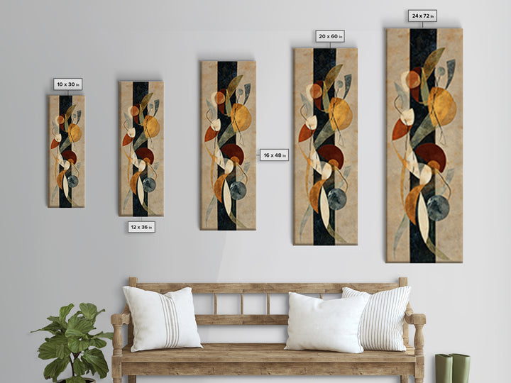 Martial Artist Kick Painted Framed Canvas Print, Gym Art, Gallery Decor, Gym Decor, Fine Art, Strength, Wall Art, Home Decor, GYM-1x3-71