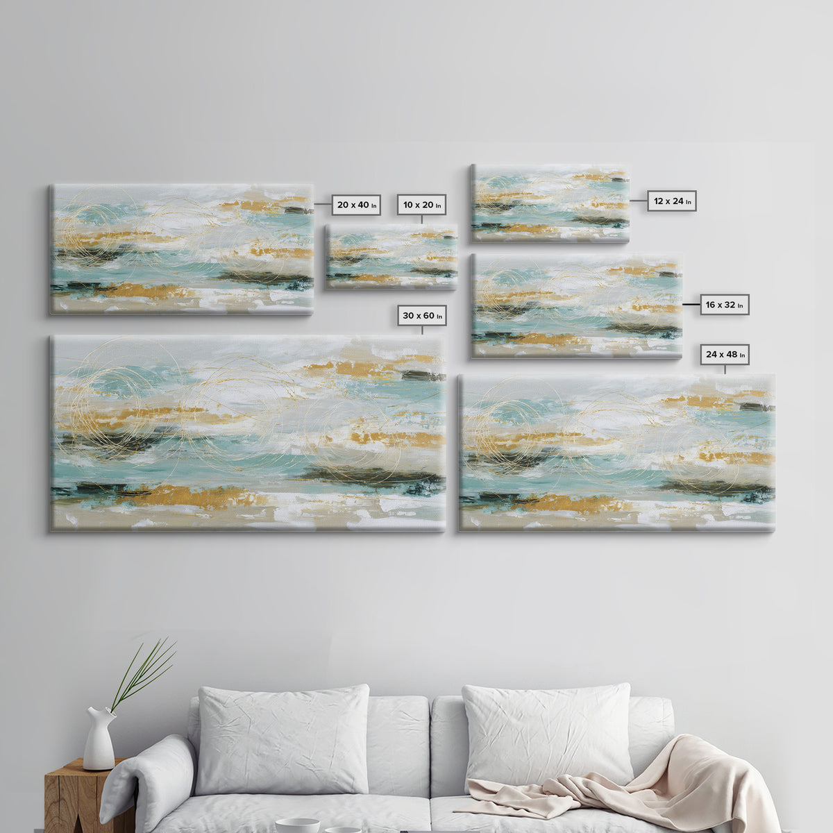 Jump Rope Motion Forming Circular Energy Lines Framed Canvas Print, Gym Art, Abstract Wall Art, Gym Decor, Fine Art, Strength, GYM-2x1-25
