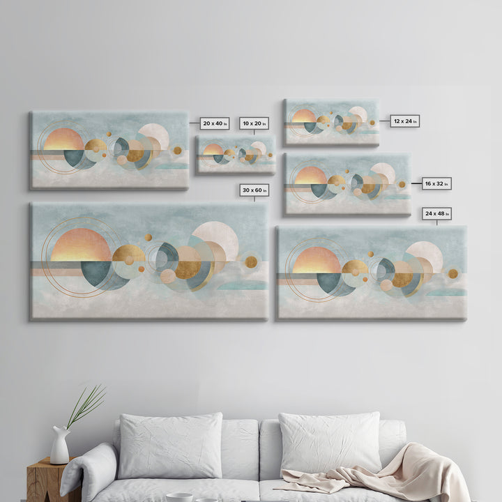 Jump Rope Motion Forming Circular Energy Lines Framed Canvas Print, Gym Art, Sports Poster, Gym Decor, Abstract Art, Strength, GYM-2x1-97