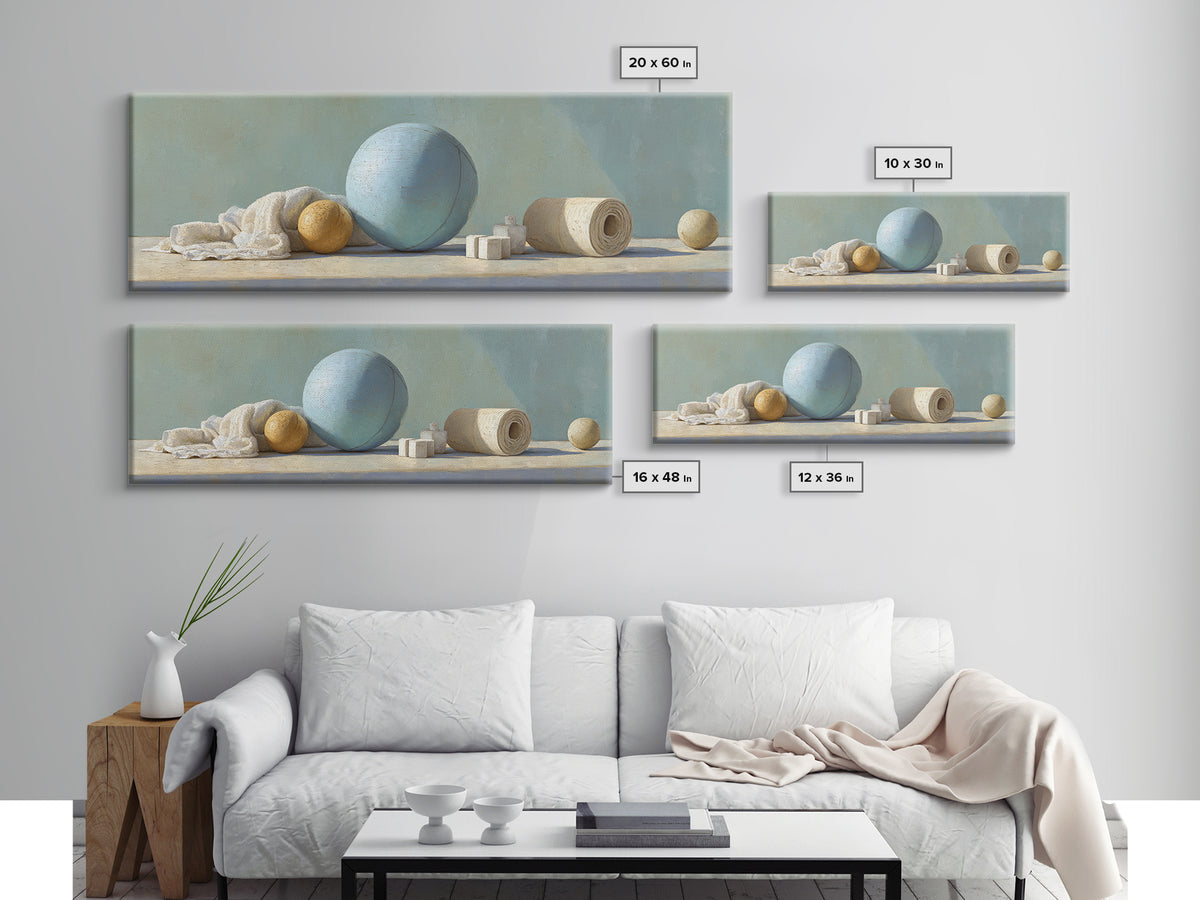 Medicine Ball and Chalk Still Life Framed Canvas Print, Gym Art, Black Girl Wall Art, Gym Decor, Fine Art, Strength, Gym Sign, GYM-3x1-87