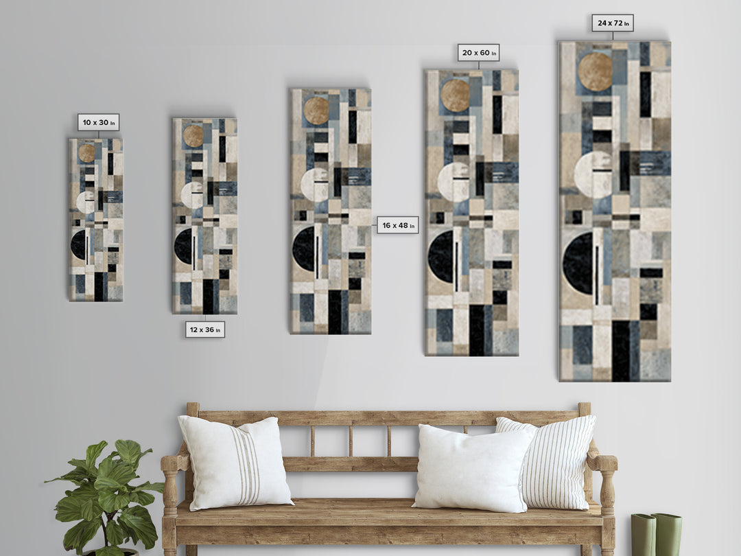 Mediterranean Terrace View Focused on Sea and Canvas Print, Hotel Art, Framed Art, Hotel Decor, Boutique, Beach Prints, HOT-1x3-23