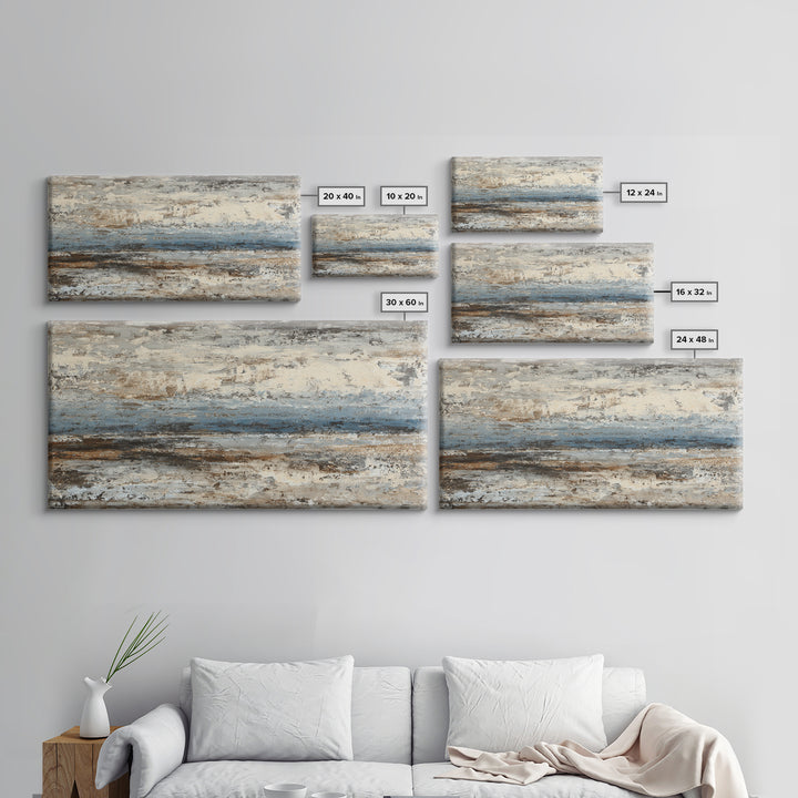 Sophisticated Neutral Abstract Canvas Print, Hotel Art, Art Prints, Hotel Decor, Fine Art, Boutique, Modern Wall Art, HOT-2x1-21