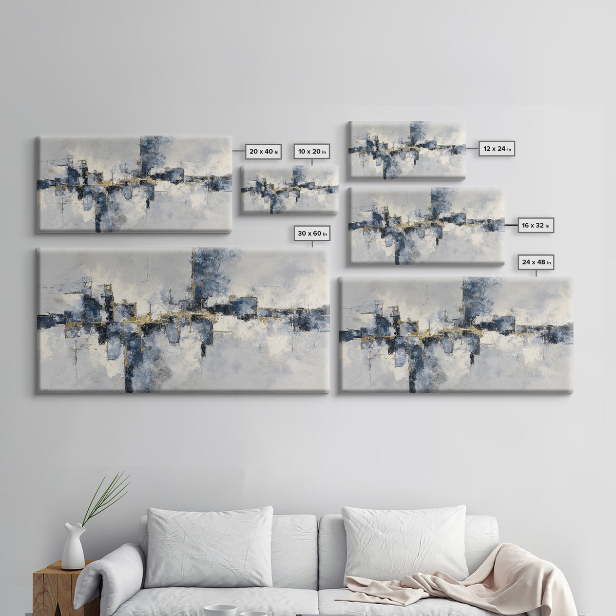 City Map Abstract Lines Without Readable Labels Canvas Print, Hotel Art, Hazbin Hotel, Hotel Decor, Abstract Art, Boutique, HOT-2x1-68