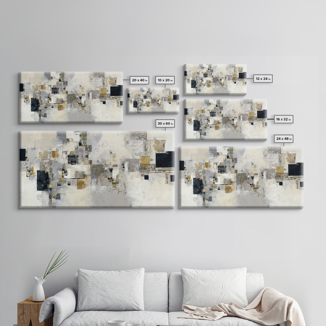 Abstract Marble Texture Framed Canvas Print, Hotel Art, Minimalist Wall Art, Hotel Decor, Abstract Art, Boutique, HOT-2x1-87