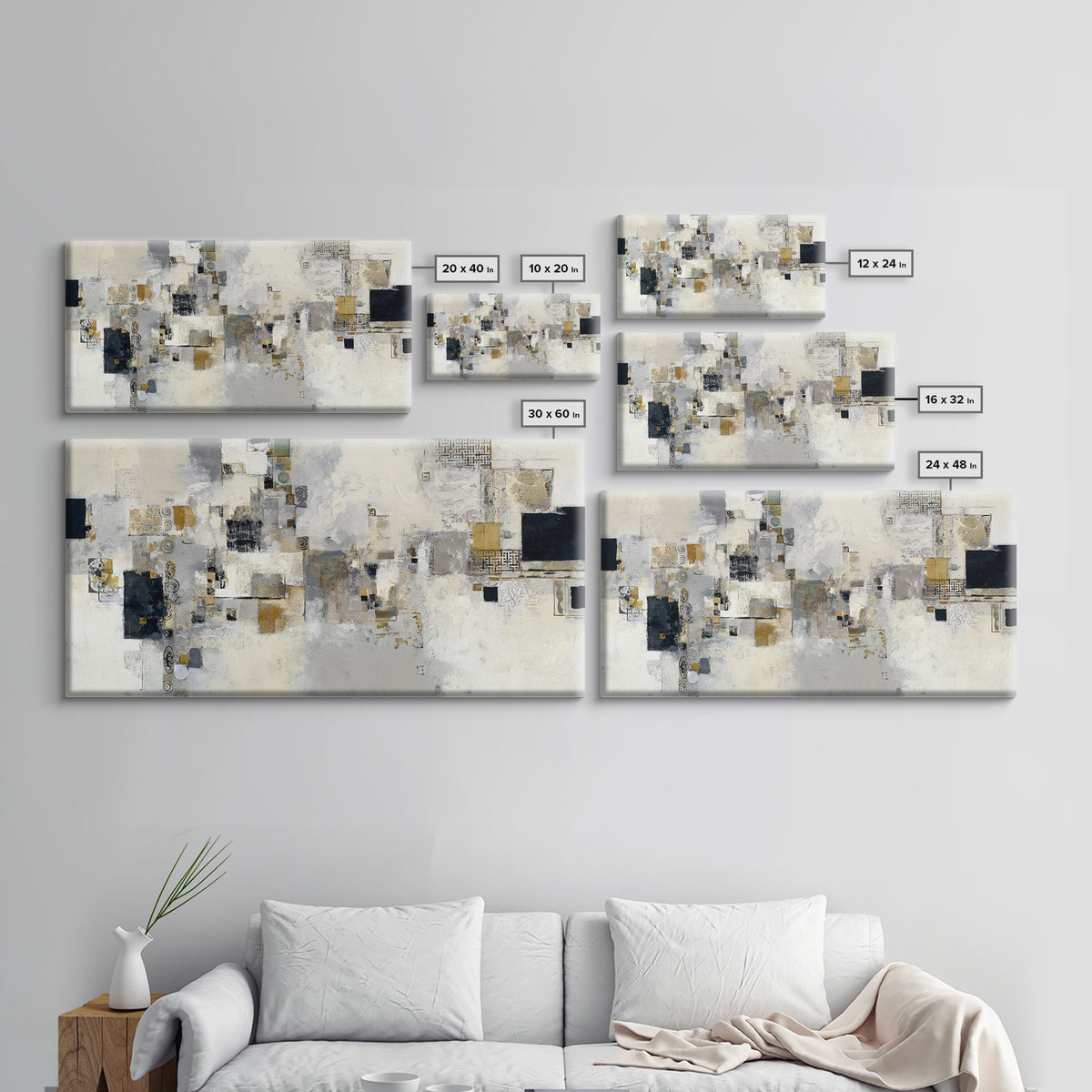 Abstract Marble Texture Framed Canvas Print, Hotel Art, Minimalist Wall Art, Hotel Decor, Abstract Art, Boutique, HOT-2x1-87