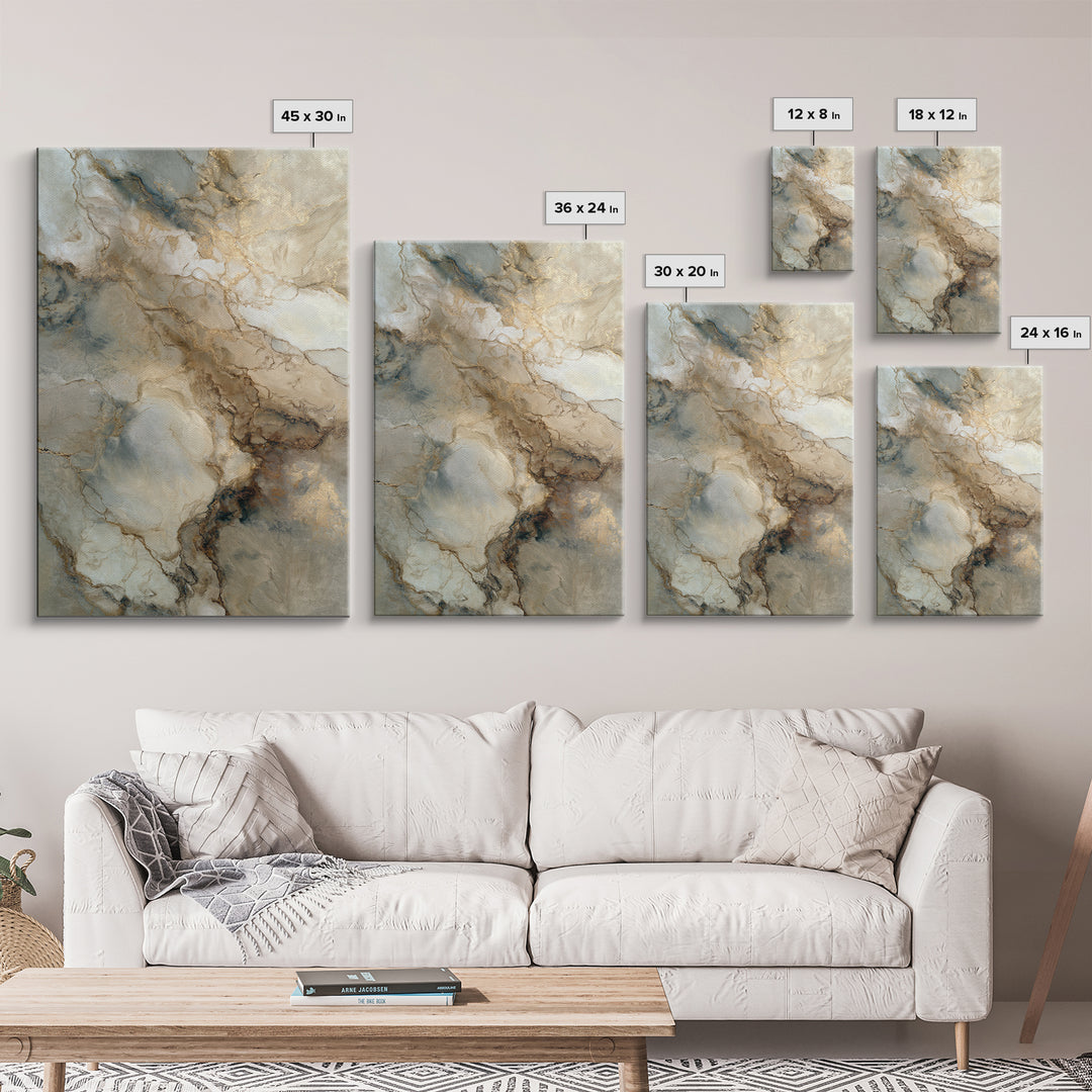 Abstract Marble Texture Framed Canvas Print, Hotel Art, Room Decor, Hotel Decor, Abstract Art, Boutique, Hazbin Hotel, HOT-2x3-3