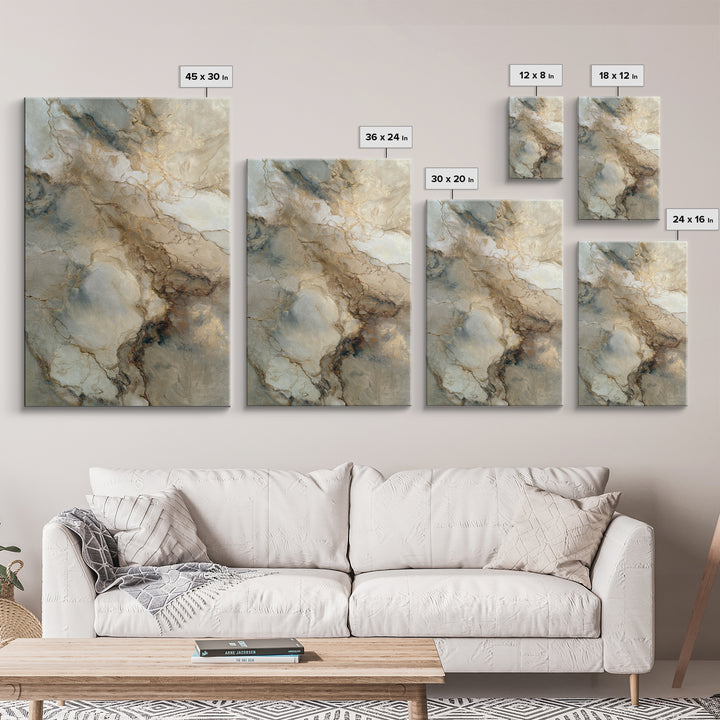 Abstract Marble Texture Framed Canvas Print, Hotel Art, Room Decor, Hotel Decor, Abstract Art, Boutique, Hazbin Hotel, HOT-2x3-3