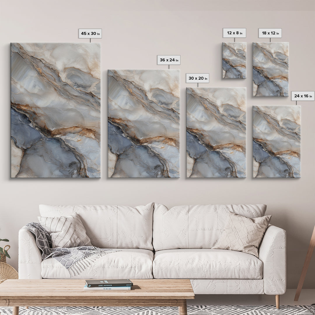 Abstract Marble Texture Framed Canvas Print, Hotel Art, Art Prints, Hotel Decor, Fine Art, Boutique, Modern Wall Art, HOT-2x3-51