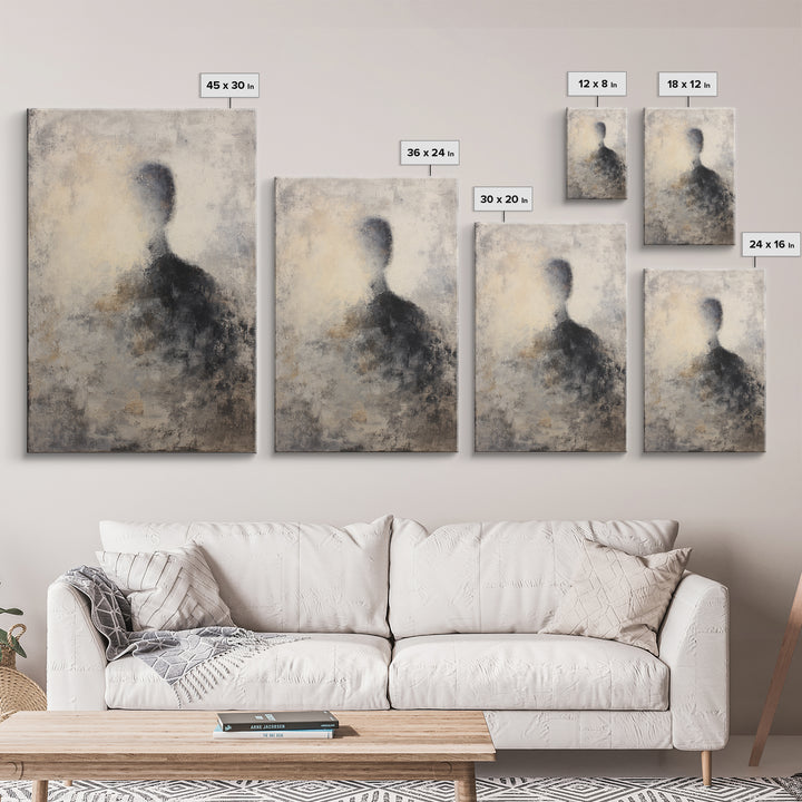 Simple Black Line Figure Canvas Print, Hotel Art, Fine Art Print, Hotel Decor, Oil Painting, Boutique, Wall Decor, Art Prints, HOT-2x3-7