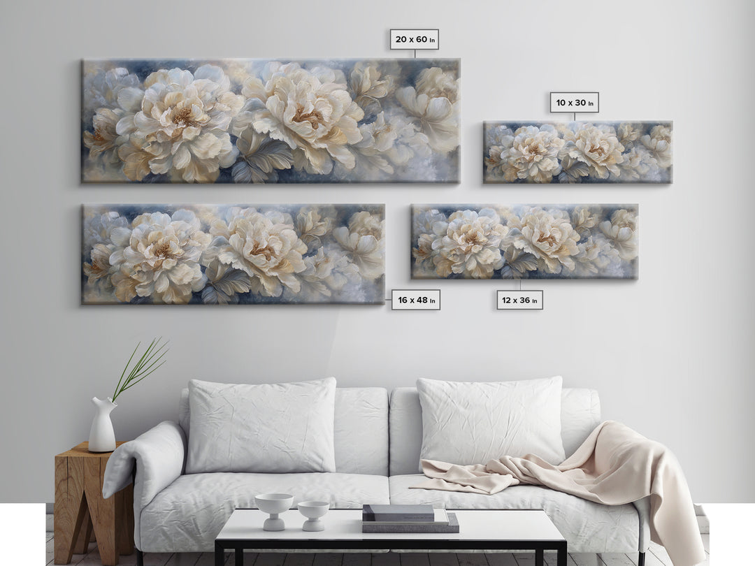 Classic Oil Painted Floral Still Life Canvas Print, Hotel Art, Beach Prints, Hotel Decor, Fine Art, Boutique, Room Decor, HOT-3x1-25