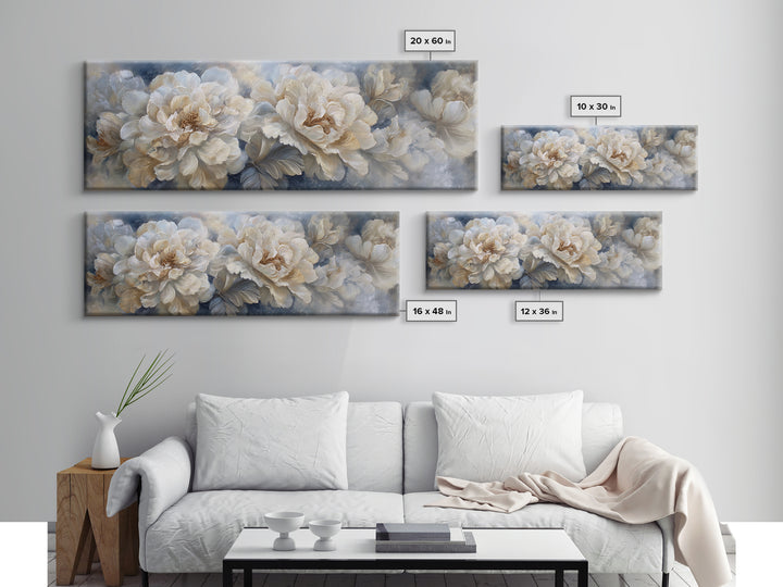 Classic Oil Painted Floral Still Life Canvas Print, Hotel Art, Beach Prints, Hotel Decor, Fine Art, Boutique, Room Decor, HOT-3x1-25