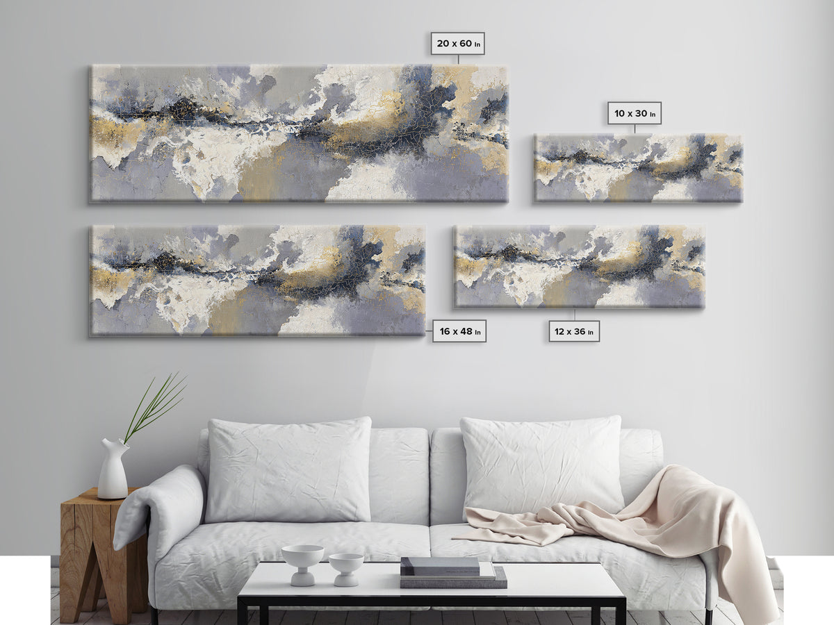 City Map Abstract Lines Without Readable Labels Canvas Print, Hotel Art, Neutral Decor, Hotel Decor, Fine Art, Boutique, HOT-3x1-40