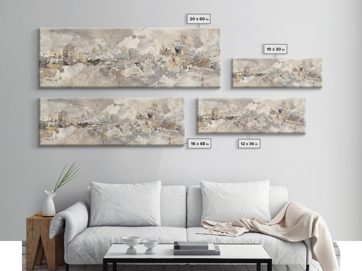 Abstract Marble Texture Canvas Print, Hotel Art, Mid Century Modern, Hotel Decor, Abstract Art, Boutique, Coastal Decor, HOT-3x1-83
