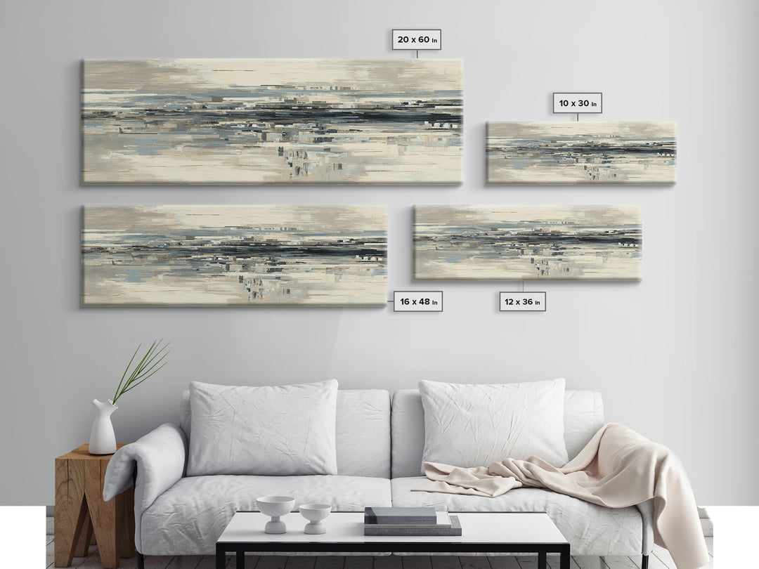 City Map Abstract Lines Without Readable Labels Canvas Print, Hotel Art, Wall Art, Hotel Decor, Abstract Art, Boutique, HOT-3x1-88