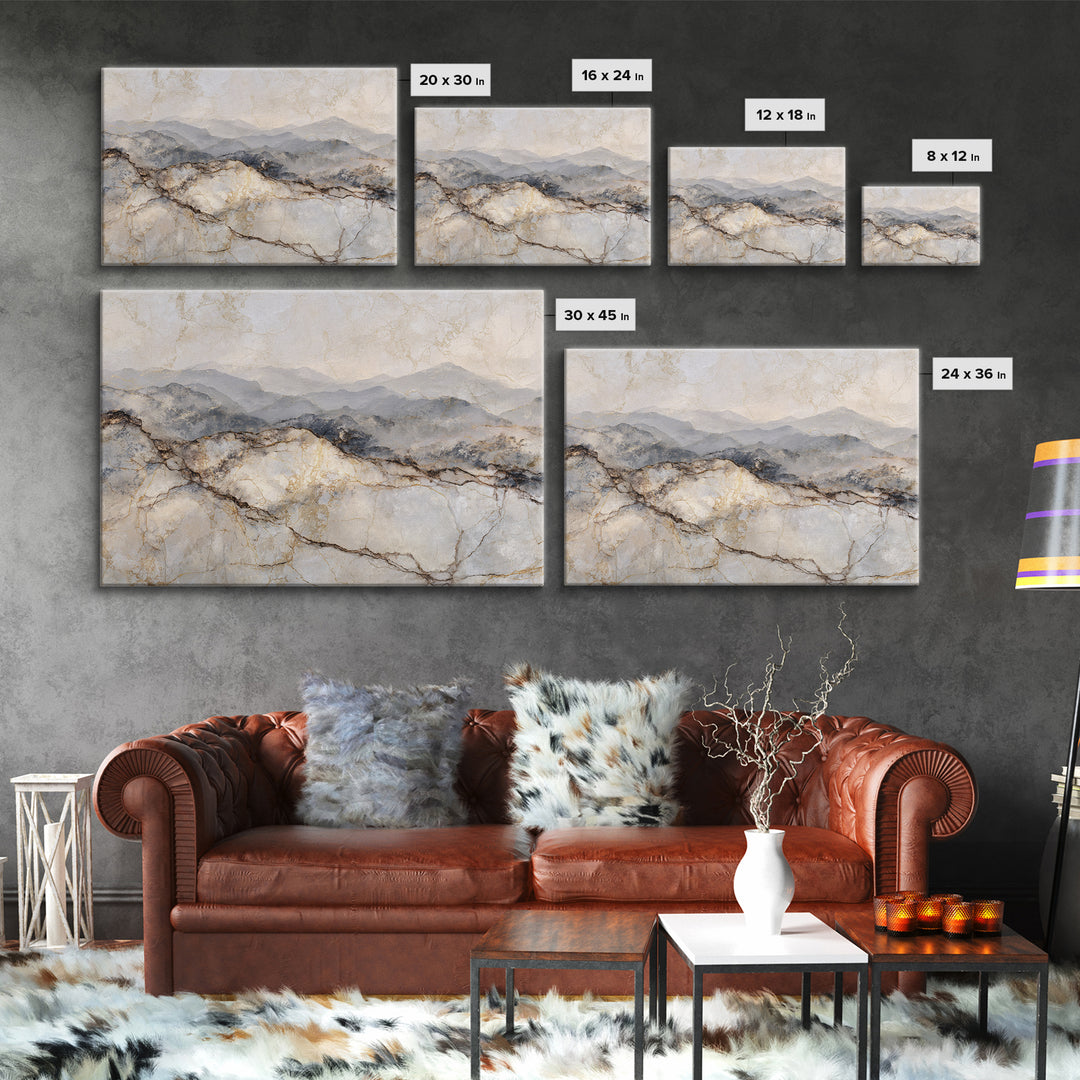 Abstract Marble Texture Framed Canvas Print, Hotel Art, Art Prints, Hotel Decor, Fine Art, Boutique, Modern Wall Art, HOT-3x2-47