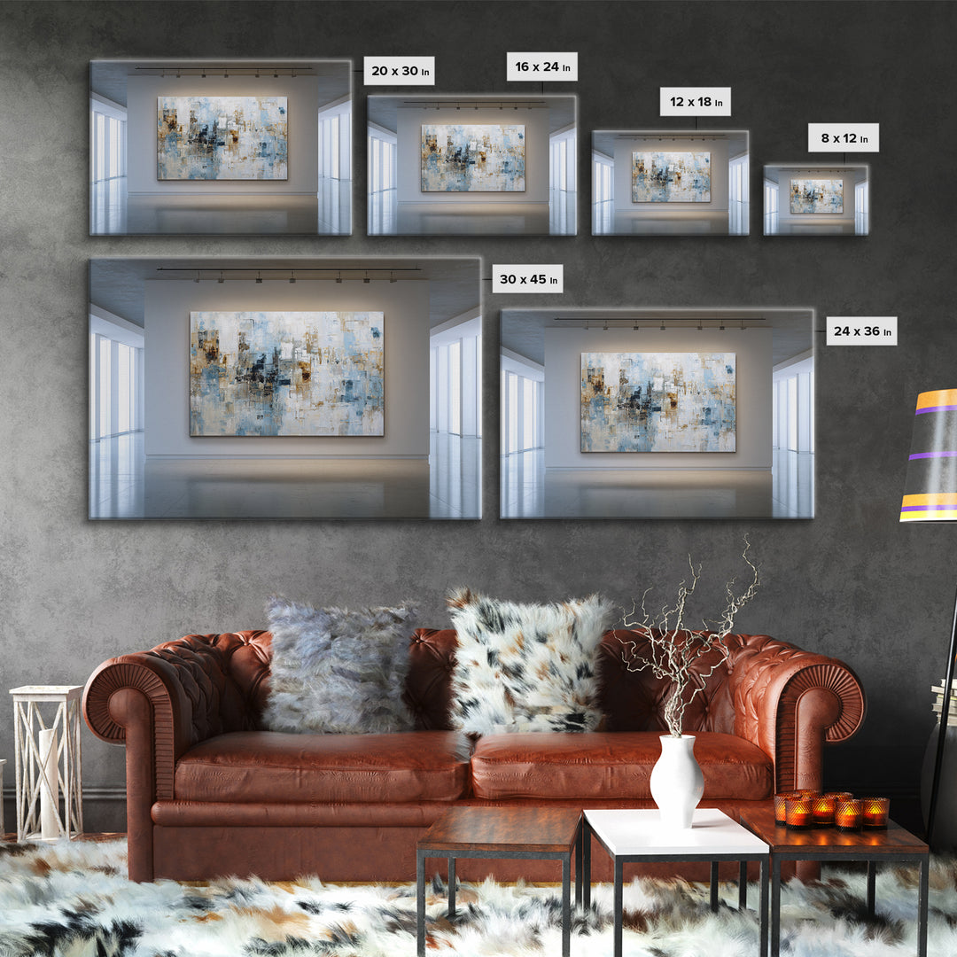 City Map Abstract Lines Without Readable Labels Canvas Print, Hotel Art, Luxury Decor, Hotel Decor, Abstract Art, Boutique, HOT-3x2-76