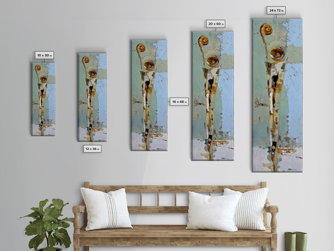 Luxury Black and Gold Beauty Emblem Canvas Print, Hair Salon Art, Wall Decor, Living Room Decor, Abstract Art, Style, HSA-1x3-60