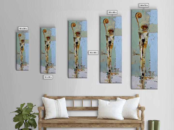 Luxury Black and Gold Beauty Emblem Canvas Print, Hair Salon Art, Wall Decor, Living Room Decor, Abstract Art, Style, HSA-1x3-60