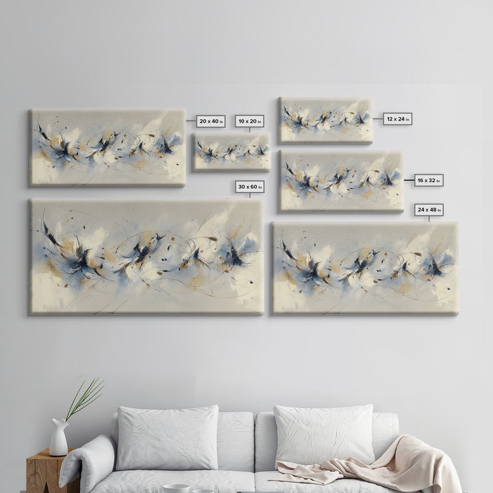 Dancers Suggested by Soft Moving Brushwork Canvas Print, Impressionist Art, Abstract Painting, Living Room Decor, Impression, IMP-2x1-11